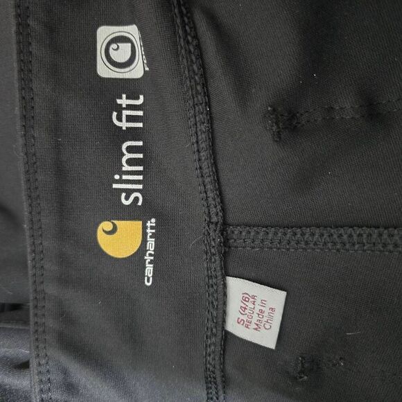 Carhartt Women's Stretch Fit High-Rise Force Midweight Utility Leggings Black - Picture 5 of 6